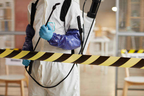 Professional Biohazard technician working in Darlington, WI